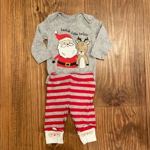 Santa onesie with pants